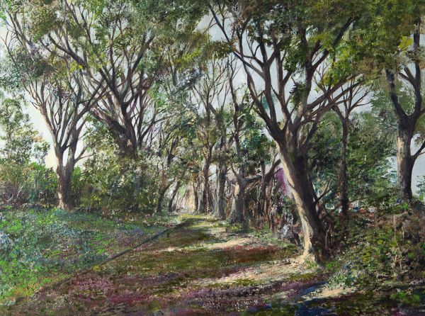Simon J Hall - Contemporary Oil, Woodhouse Ridge, Yorkshire
