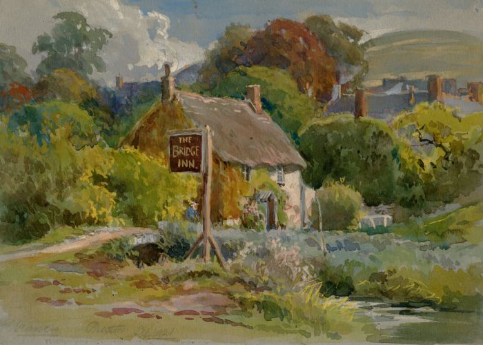 George Charles Francis (1860-1940) - The Bridge Inn, Preston Sept 1921