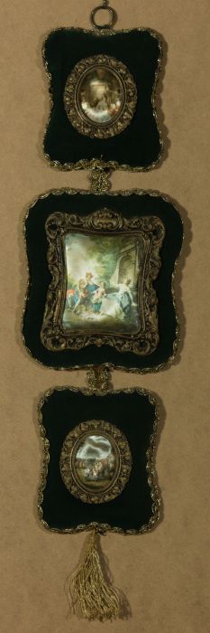 Early 20th Century Mixed Media - Scenes on Silk