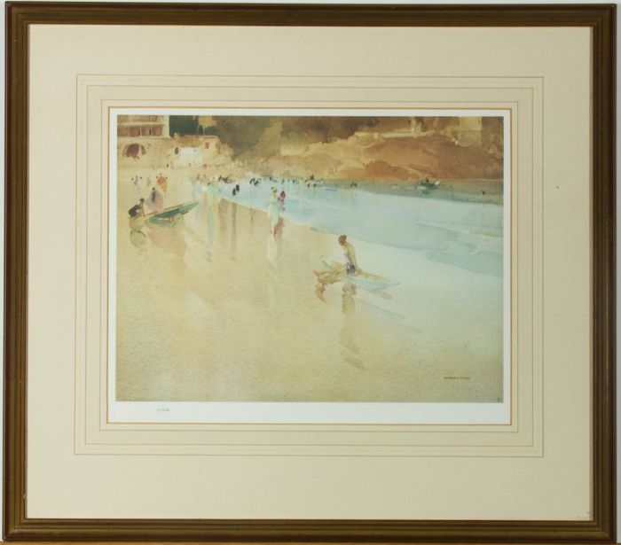William Russell Flint - Limited Edition 20th Century Chromolithograph, The Beach