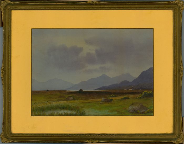 William F. Cooper - Irish School Early 20C Watercolour, The Bog Road