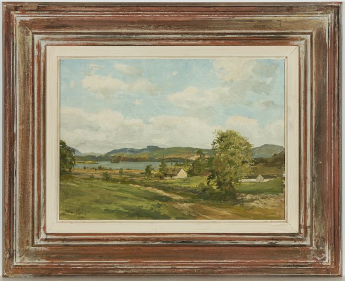 Sam Pope Jnr. (1896-1940) - Early 20th Century Oil, Rural Landscape with Cottage