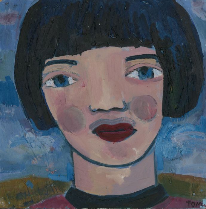 Elaine Coakley - 2003 Oil, Portrait of Tom