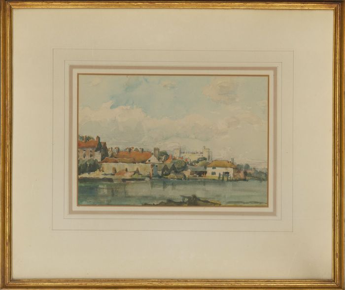 Joseph Compton Hall RBA (1863-1937) - 1918 Watercolour, Arundel