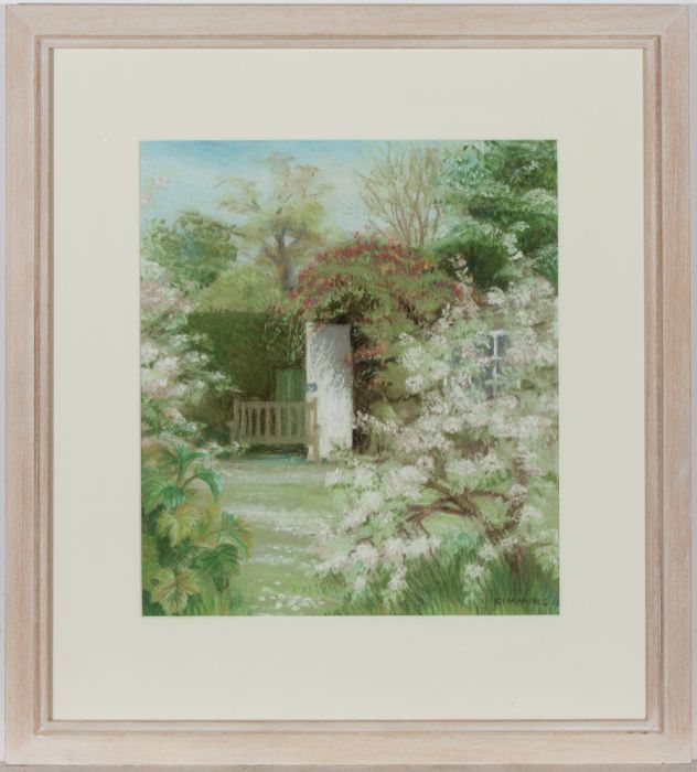 Rimmins - Framed Contemporary Pastel, Spring Garden