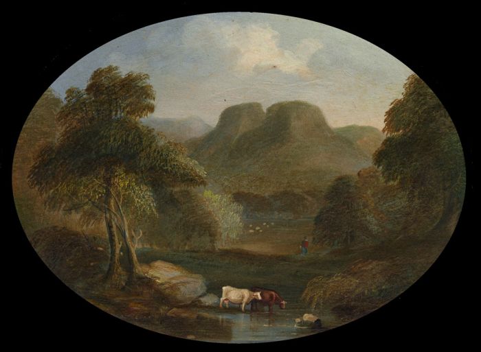 19th Century Oil - Near Derwent Water