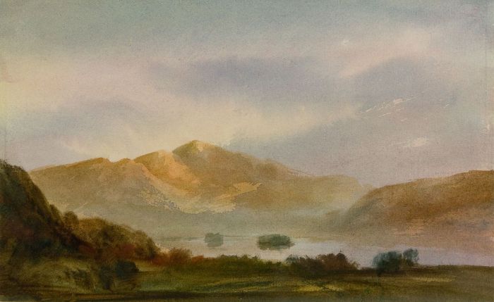 Charles Longbotham RWS - Mid 20th Century Watercolour, Derwent Water