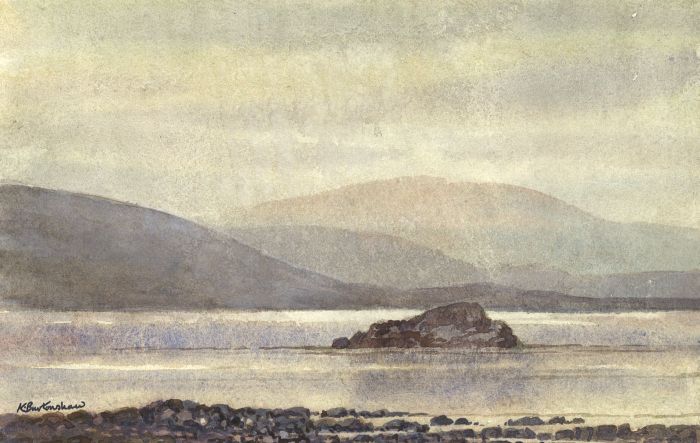 Keith Burtonshaw - Contemporary Watercolour, Derwent Water, Lake District