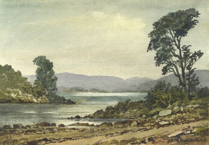Keith Burtonshaw - Contemporary Watercolour, Rydal Water, Lake District