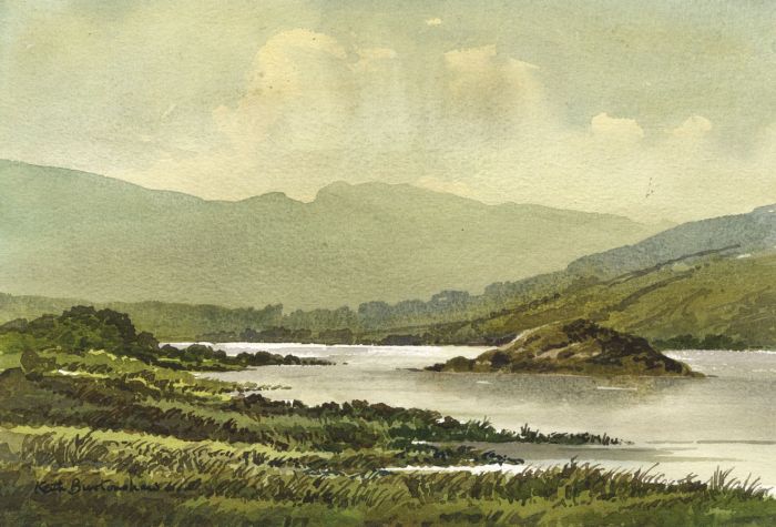 Keith Burtonshaw - Contemporary Watercolour, Rydal Water