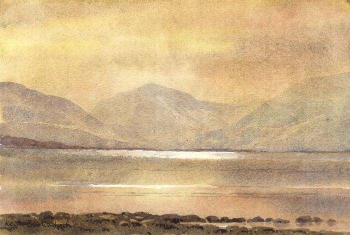 Keith Burtonshaw - Contemporary Watercolour, Derwent Water