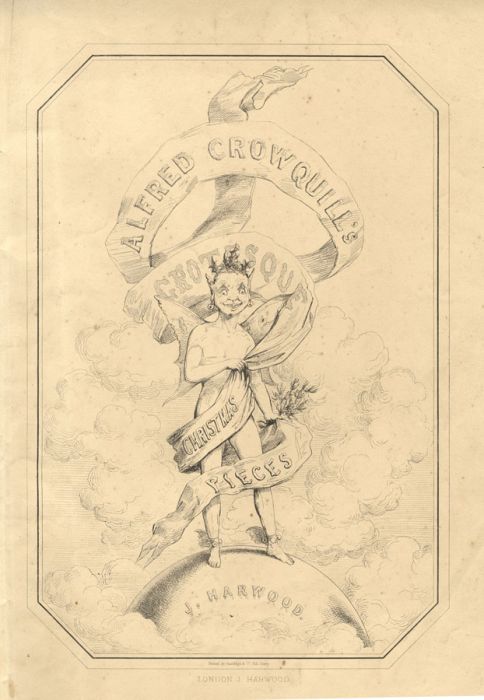 Alfred Crowquill - 19th Century Engraving, Grotesque Christmas Pieces