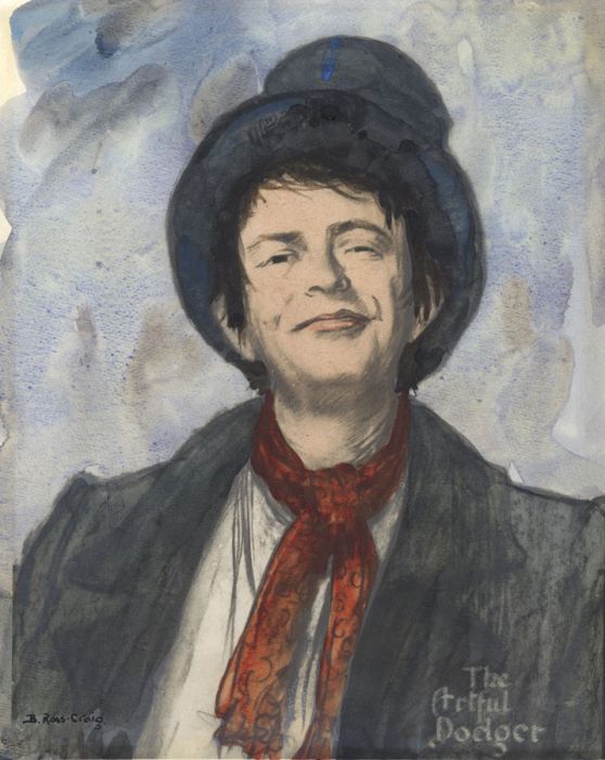 B. Ross-Craig - Mid 20th Century Watercolour, The Artful Dodger