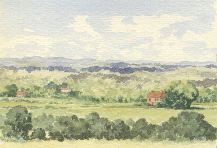 W.G. Lewis - Mid 20th Century Watercolour, Near Crowborough, Sussex