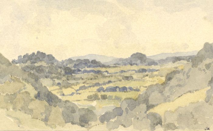 W.G. Lewis - Mid 20th Century Watercolour, "Sussex"
