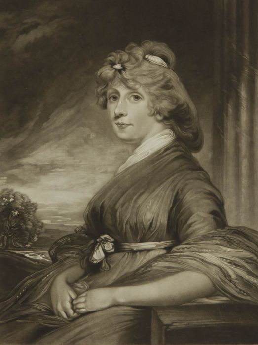 James Ward after John Hoppner - 19th Century Mezzotint, Mrs. Hibbert