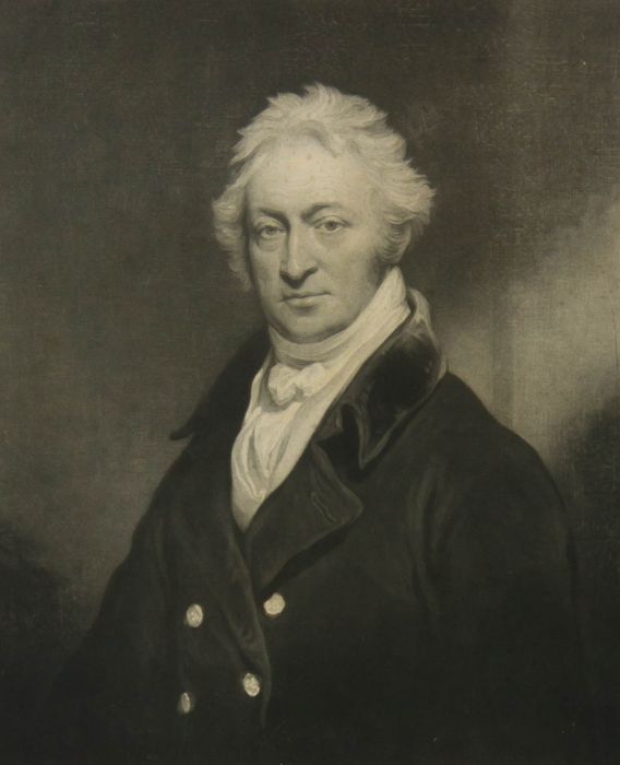 1821 Mezzotint - Sir Gerard Noel  Bart MP