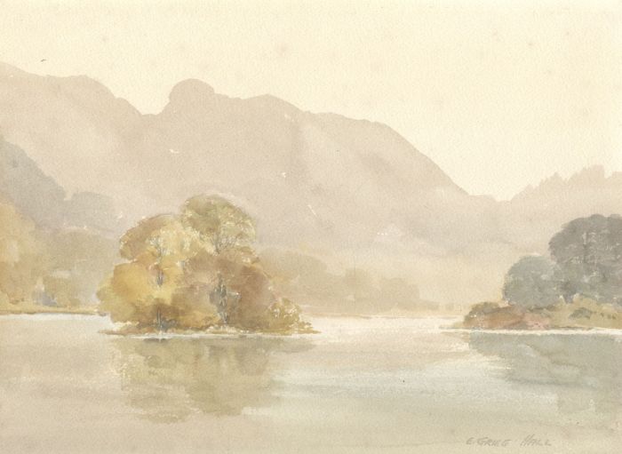 E. Grieg Hall - Mid 20th Century Watercolour, Rydal Water