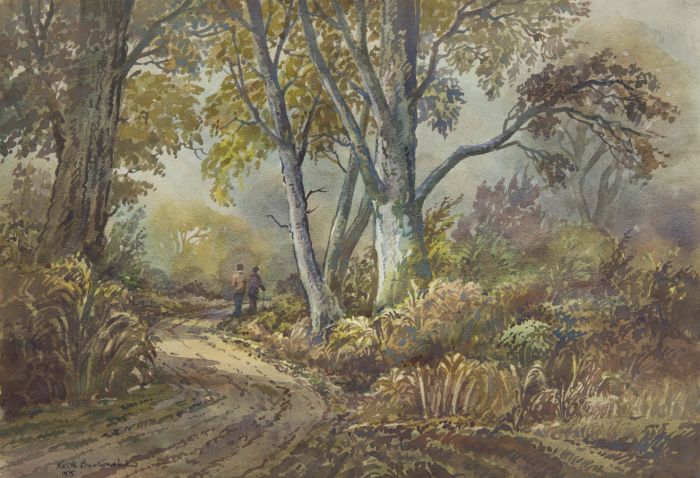 Keith Burtonshaw - 1975 Watercolour, Chislehurst Common