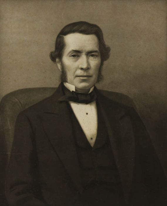 1886 Mezzotint - Male Sitter