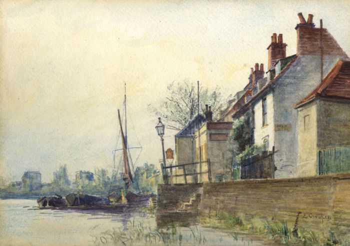 E. Crookes - Early 20th Century Watercolour, Harbourside