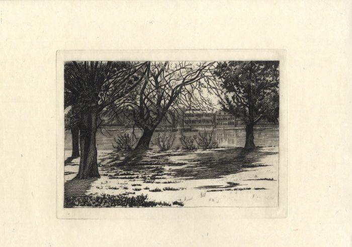 Edwin Edwards - 1871 Etching, Star and Garter Hotel