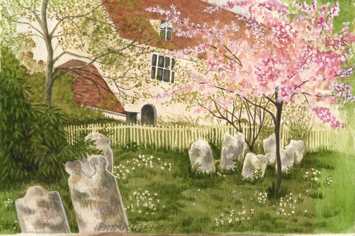 Patricia Emery - Mid 20th Century Watercolour, The Old Vicarage, Rye