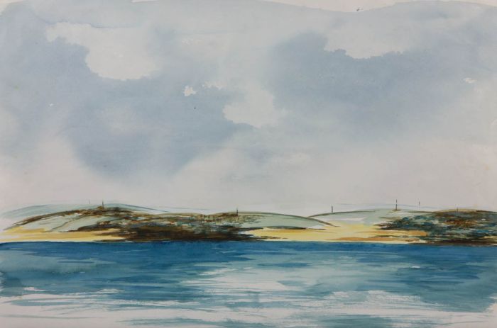 Peter Ward PSA - Mid 20th Century Watercolour, Water and Sky