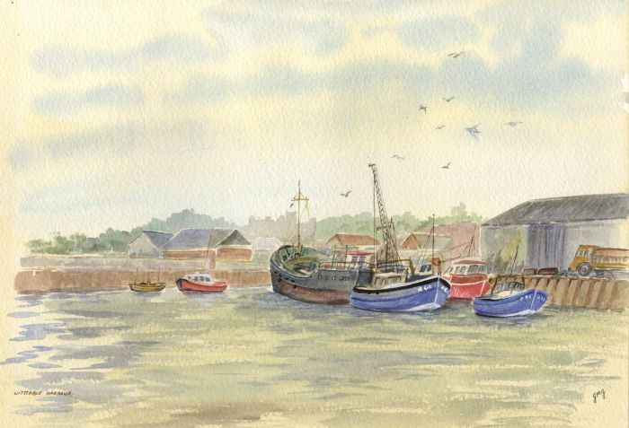 Joyce M. Jones - Contemporary Watercolour, Whitstable Harbour