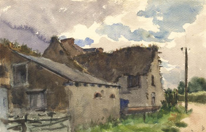 Alexander Brantingham Simpson RI - 1930 Watercolour, La Poterie