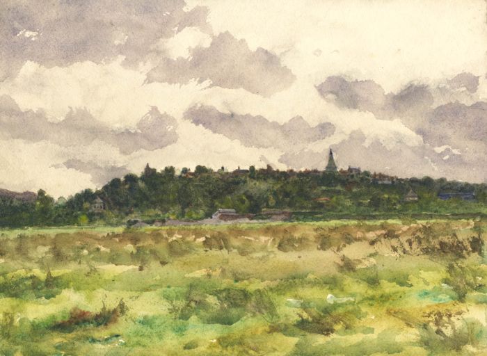 Alexander Brantingham Simpson RI - 1930 Watercolour, French Landscape