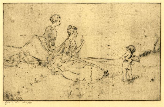 Alexander Brantingham Simpson RI - Fourteen Early 20th Century Etchings