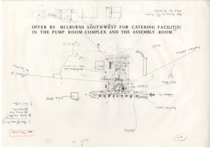 20th Century - Architectural Drawings: Bath Pump and Assembly Rooms and V&A
