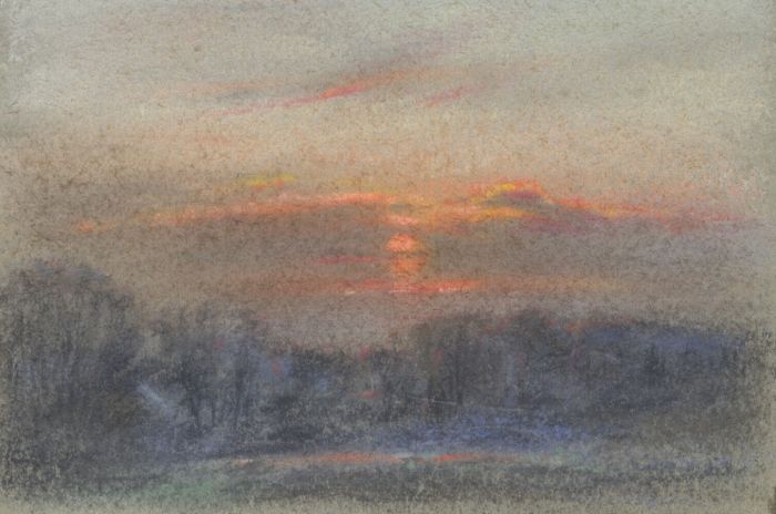 Marcus Adams - Small 1958 Pastel, Shepherd's Delight