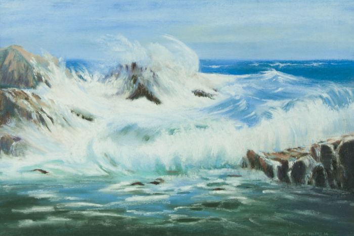 Cameron Street - 1986 Pastel, Crashing Waves, South Westerly - Scillies