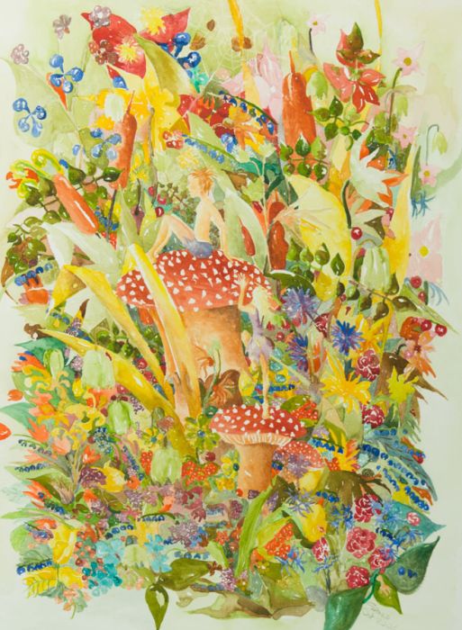 Grace Rice - 2006 Watercolour, Woodland Illustration