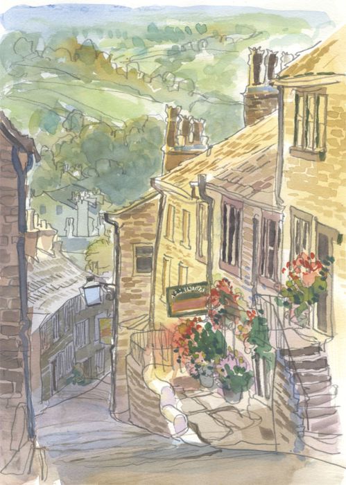 Robert T. Blayney (1929-2016) - Mid 20th Century Watercolour, Street View