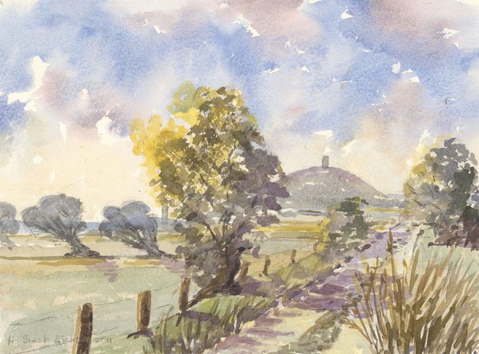 Hilary Sweet-Escott - Set of Three 2011 Watercolours, Castle Landscapes