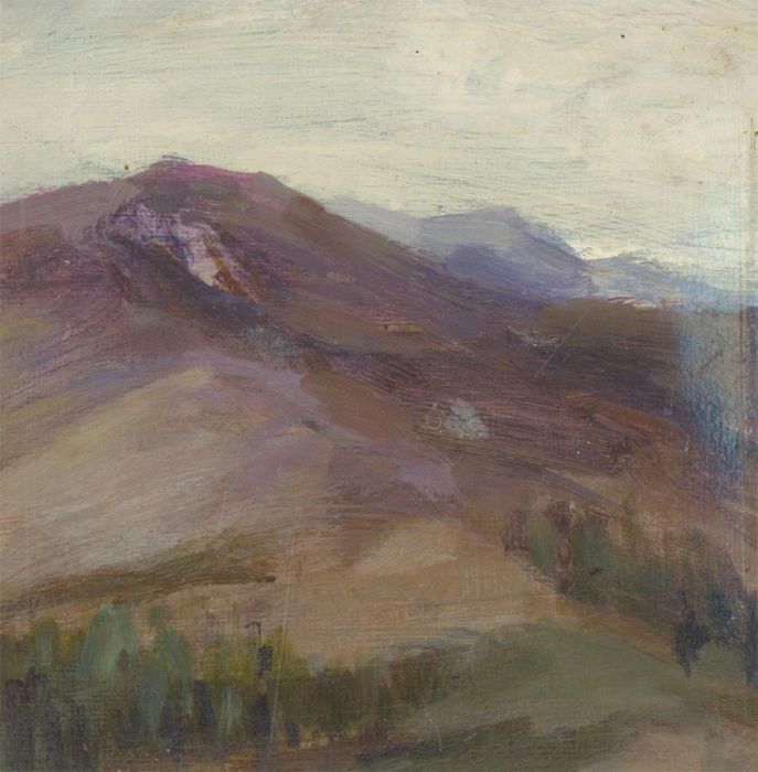 Mid 20th Century Oil - Mountain Landscape