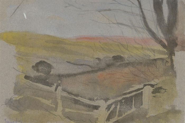 Frank Griffith (1889-1979) - Early 20th Century Watercolour, Winter Landscape