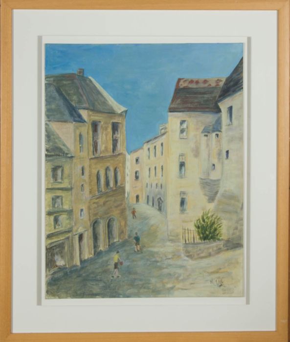 Mig Smyth - Contemporary Oil, Continental Street Scene