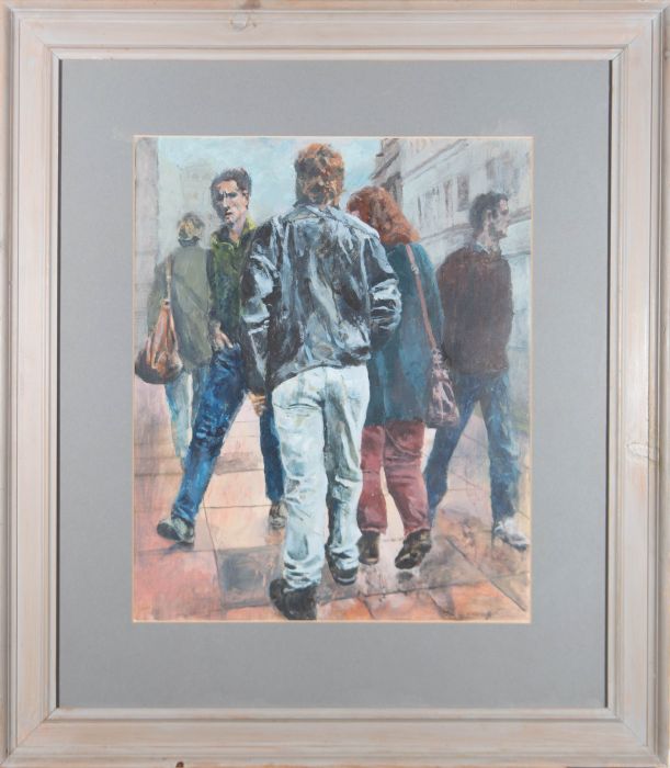 Kevin Winstanley - Signed & Framed 1994 Gouache, Cosmopolitan