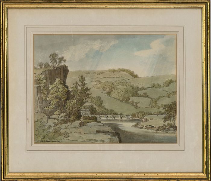 Mid 20th Century Watercolour - Stone Bridge