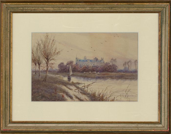 Gilbert Baird Fraser (1866-1947) - Early 20th Century Watercolour, Winter River