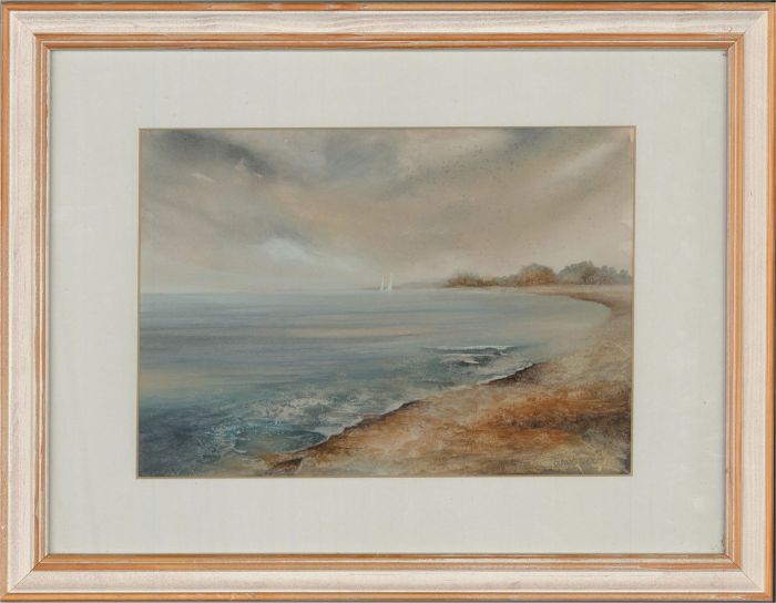 Gaye Clear - Contemporary Watercolour, Approaching Storm