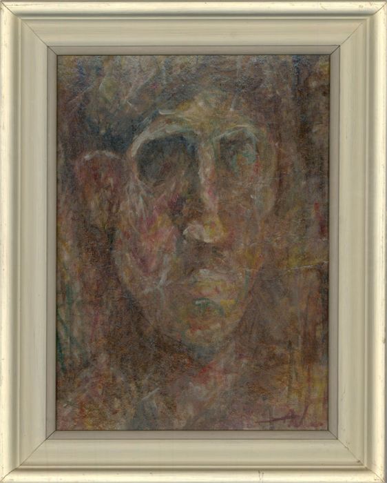 Framed 20th Century Oil - Head Study