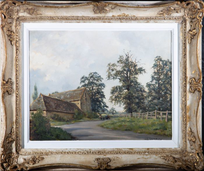 Sally Gaywood - 1961 Oil, The Tithe Barn