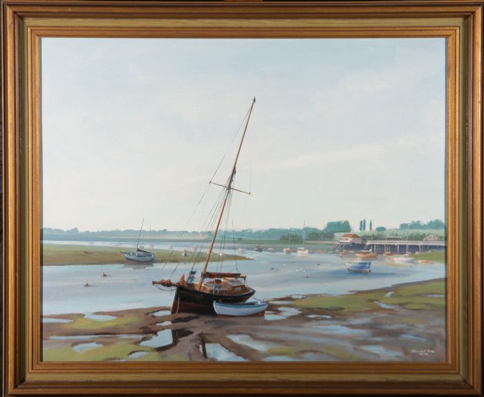 Stewart Charles Hine (1928-2018) - 1984 Oil, Woodbridge