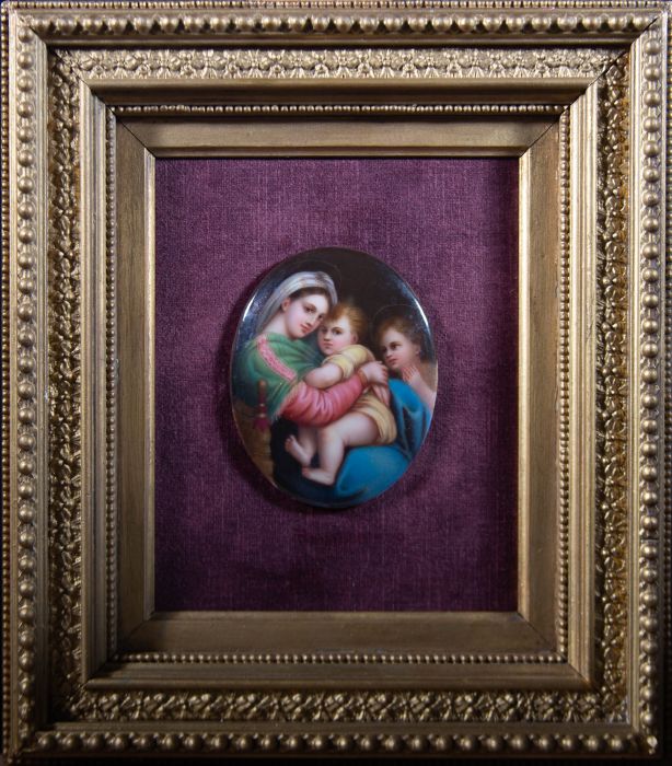 After Raphael - Early 20th Century Watercolour, Madonna Della Sedia