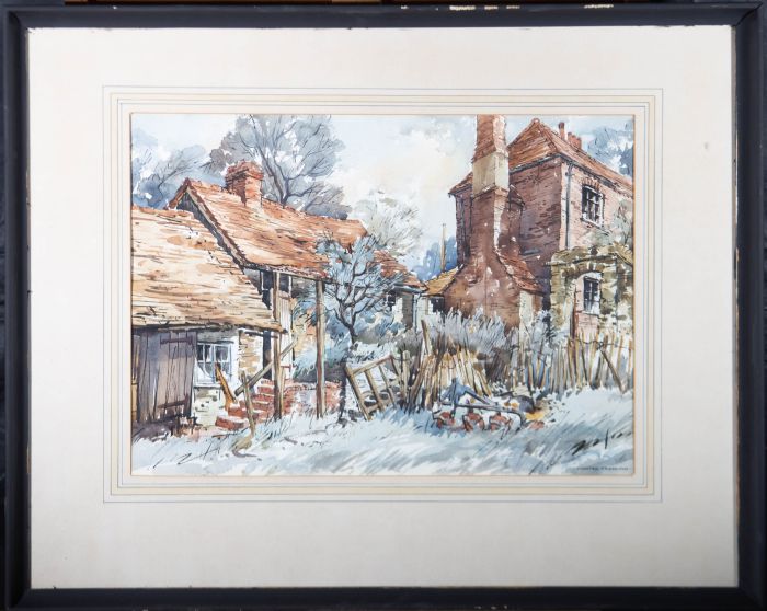Dampier Freeman - 20th Century Watercolour, Outhouses